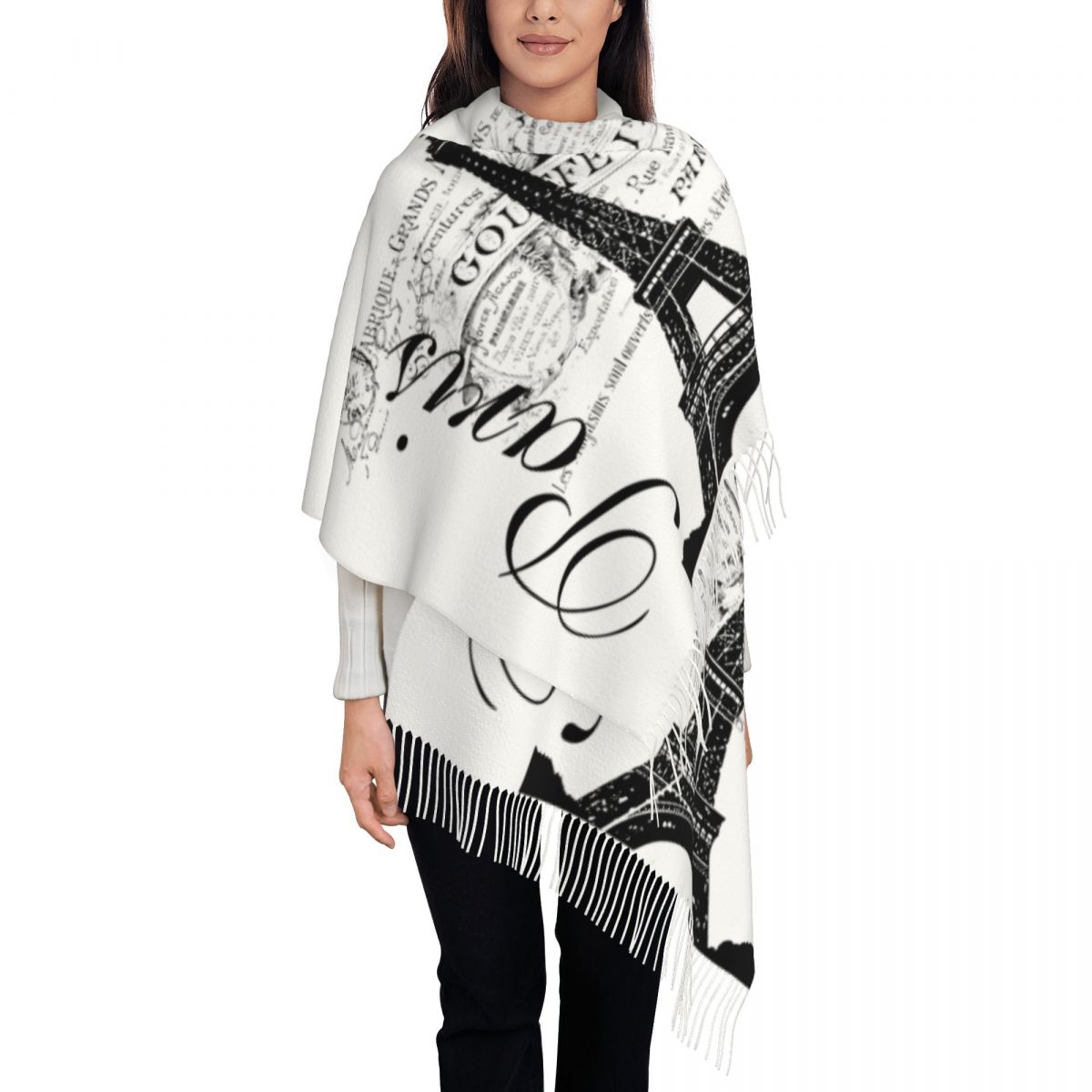 Women'S Fashion Paris - Écharpe Tour Eiffel pour Homme et