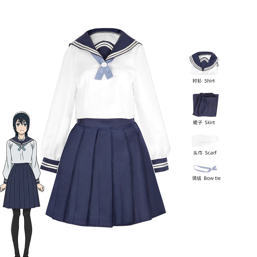Pleated Skirt Women - Costume de cosplay Amanai Riko Jujutsu