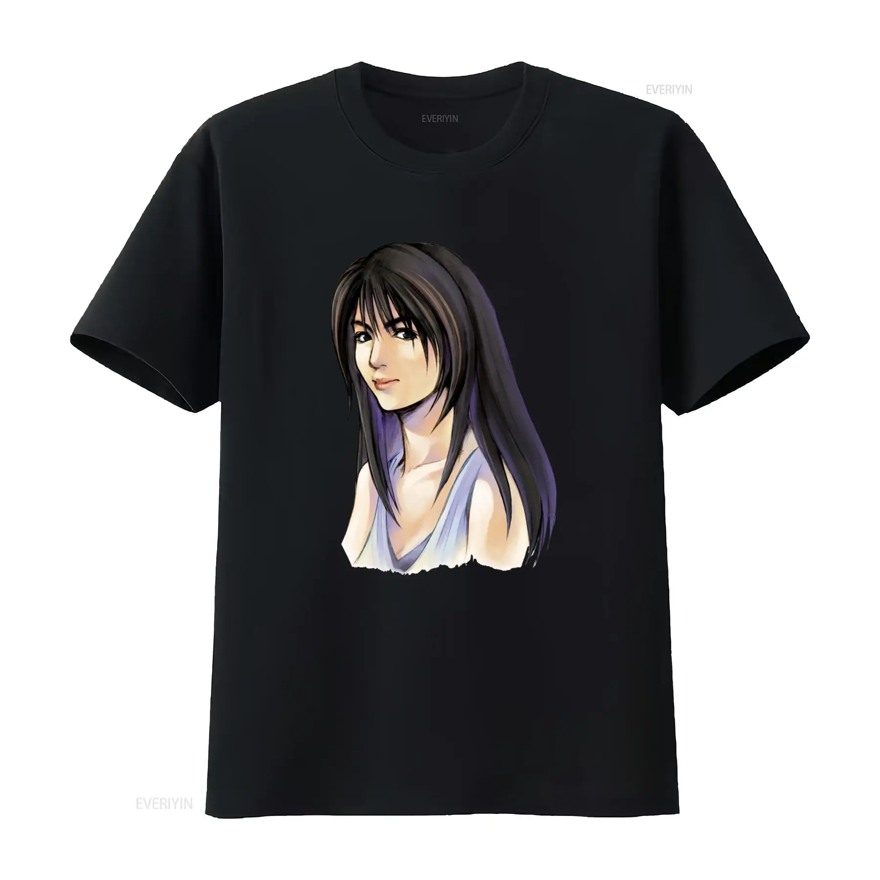 Women Fashion Vector - T-shirt Rinoa Ff8 Viii Premium avec