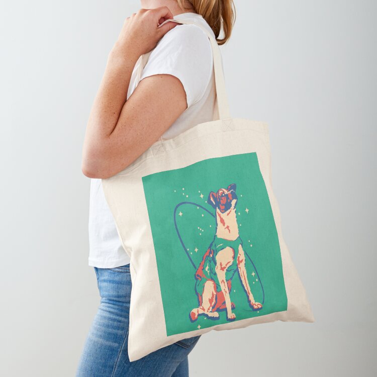 Women Fashion Vector - Sac fourre-tout personnalisé Laika Space Dog