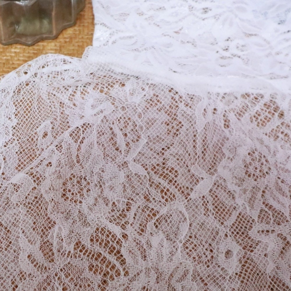 Wrap Blouse Chiffon - Col amovible en dentelle brodé en