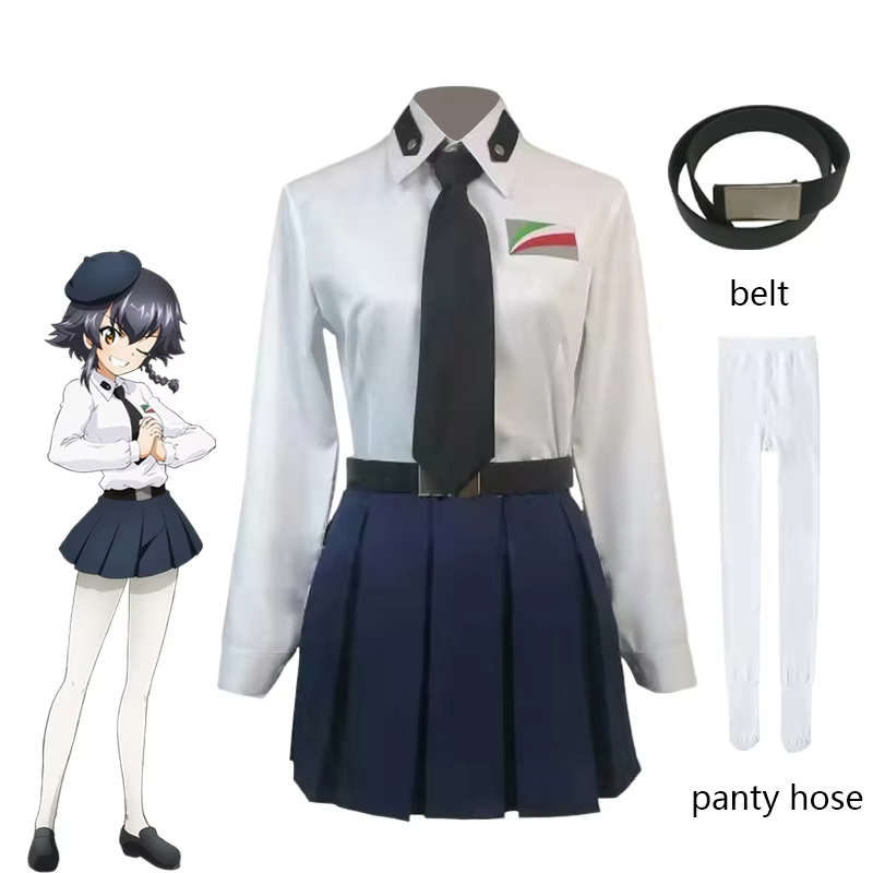 Pleated Skirt Women - Anime filles et PANZER Anzio lycée