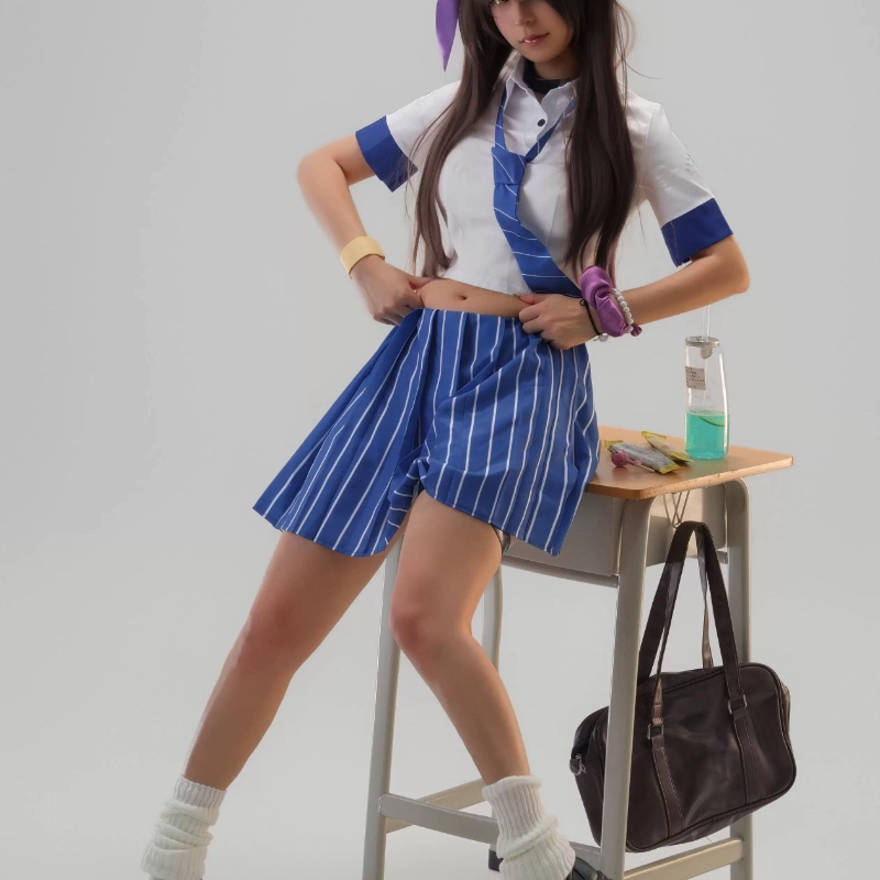 Pleated Skirt Women - Costume de Cosplay Naga, uniforme JK,