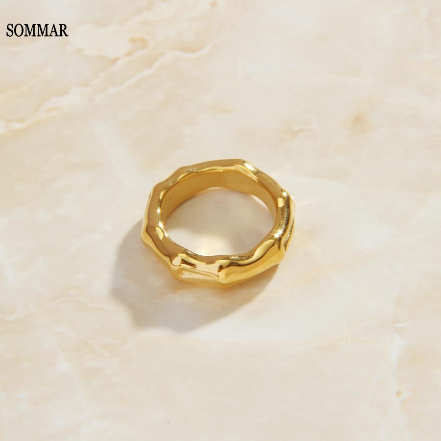 Women Fashion Online Shopping - SOMMAR-Bague de Déesse en Bambou Plaqué