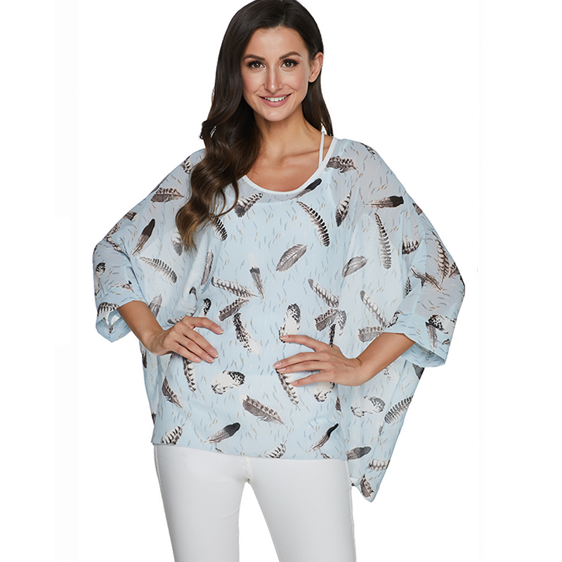Wrap Blouse Chiffon - BHflutter-Chemisier en mousseline de soie pour