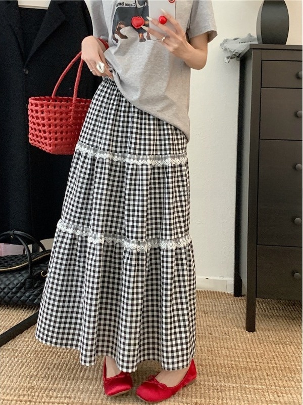 A-Line Skirt Midi - Jupe midi trapèze taille haute en