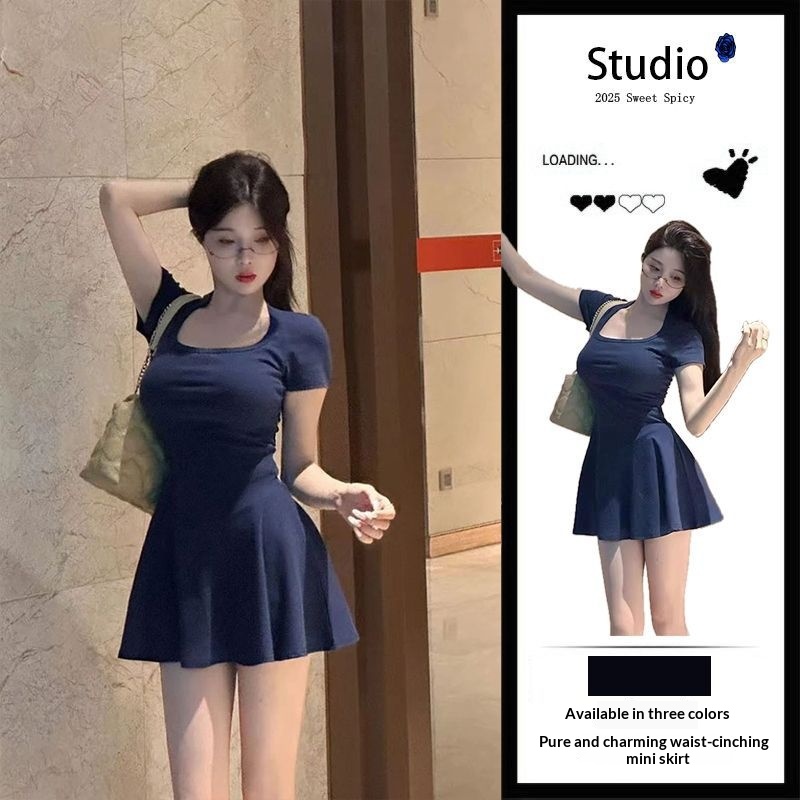 Women'S Fashion Petite - Nouvelle Robe Mini Été Style Coréen,