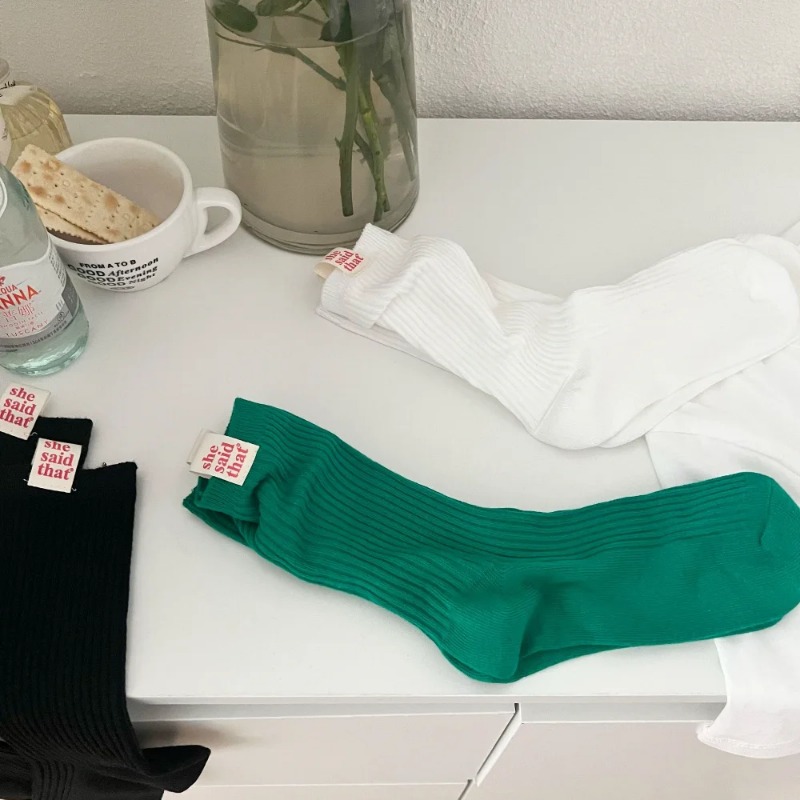 Chaussettes pour femmes en cot - Women'S Fashion Labels avis et prix