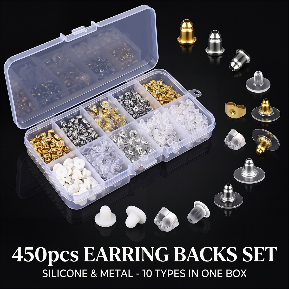 450 pièces de fermoirs pour bo - Women'S Fashion Earrings avis et prix