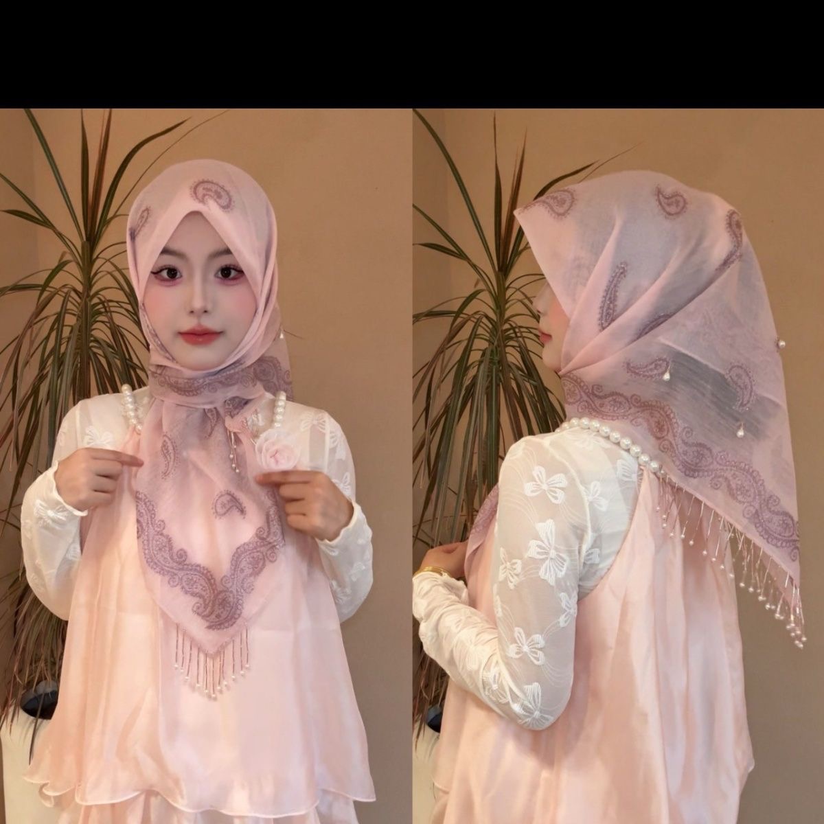 Hijab musulman pour femmes, ch - Women Fashion Malaysia avis et prix