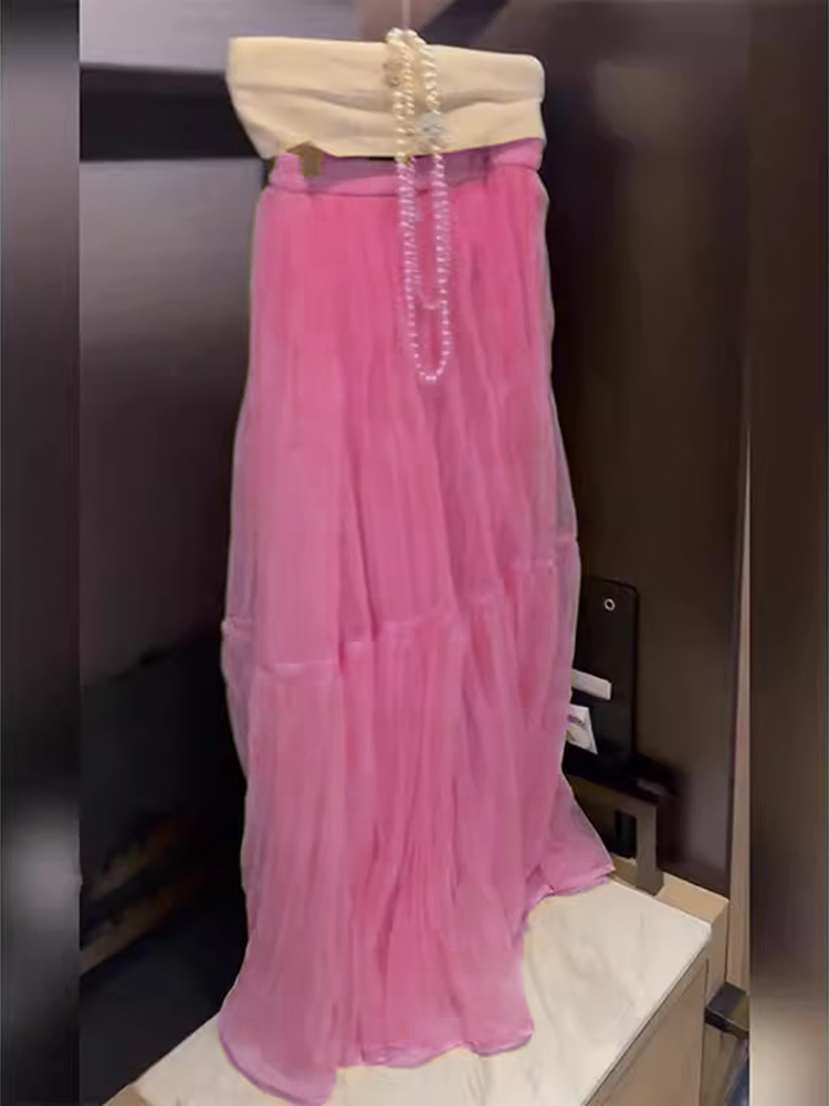 Jupe mi-longue élégante taille - A-Line Skirt Midi avis et prix