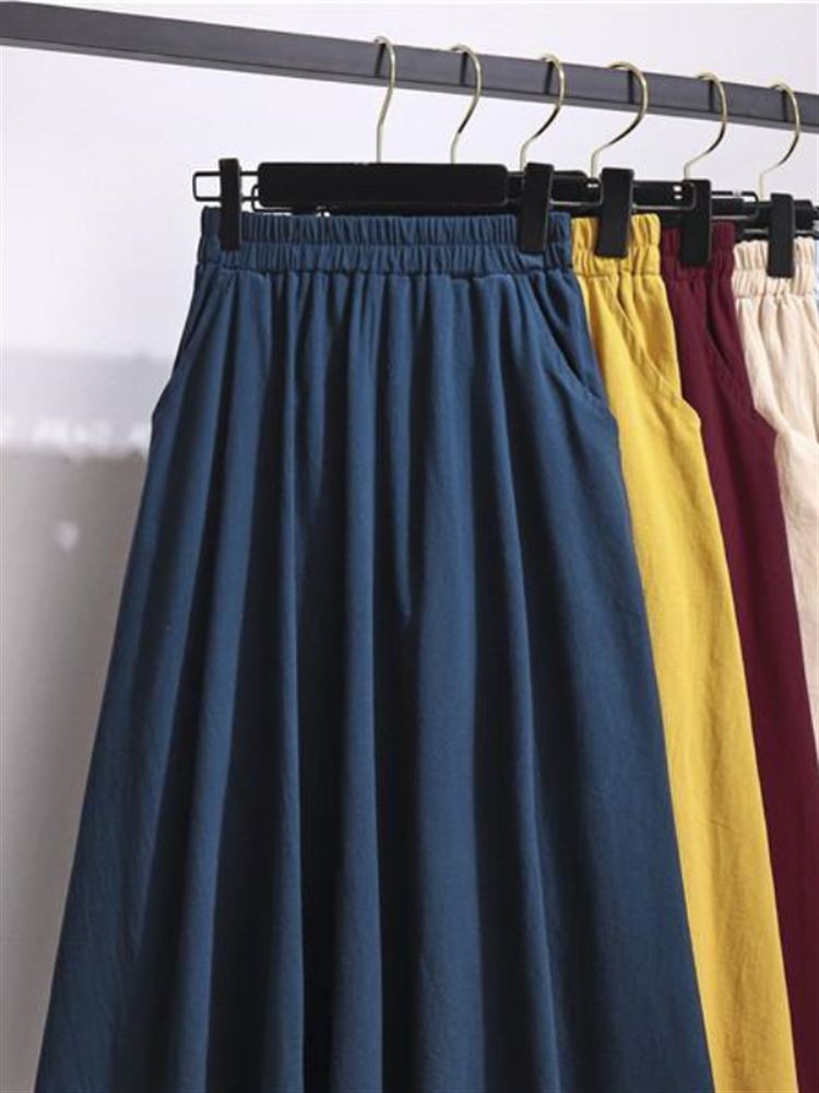 Nouvelle jupe trapèze taille h - A-Line Skirt Midi avis et prix