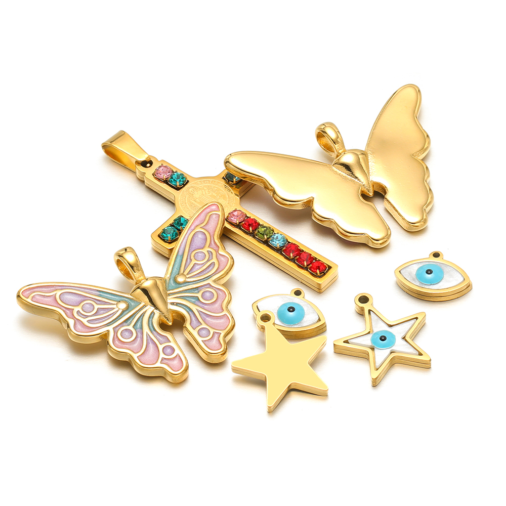 Breloques étoile papillon en a - Women'S Fashion Earrings avis et prix
