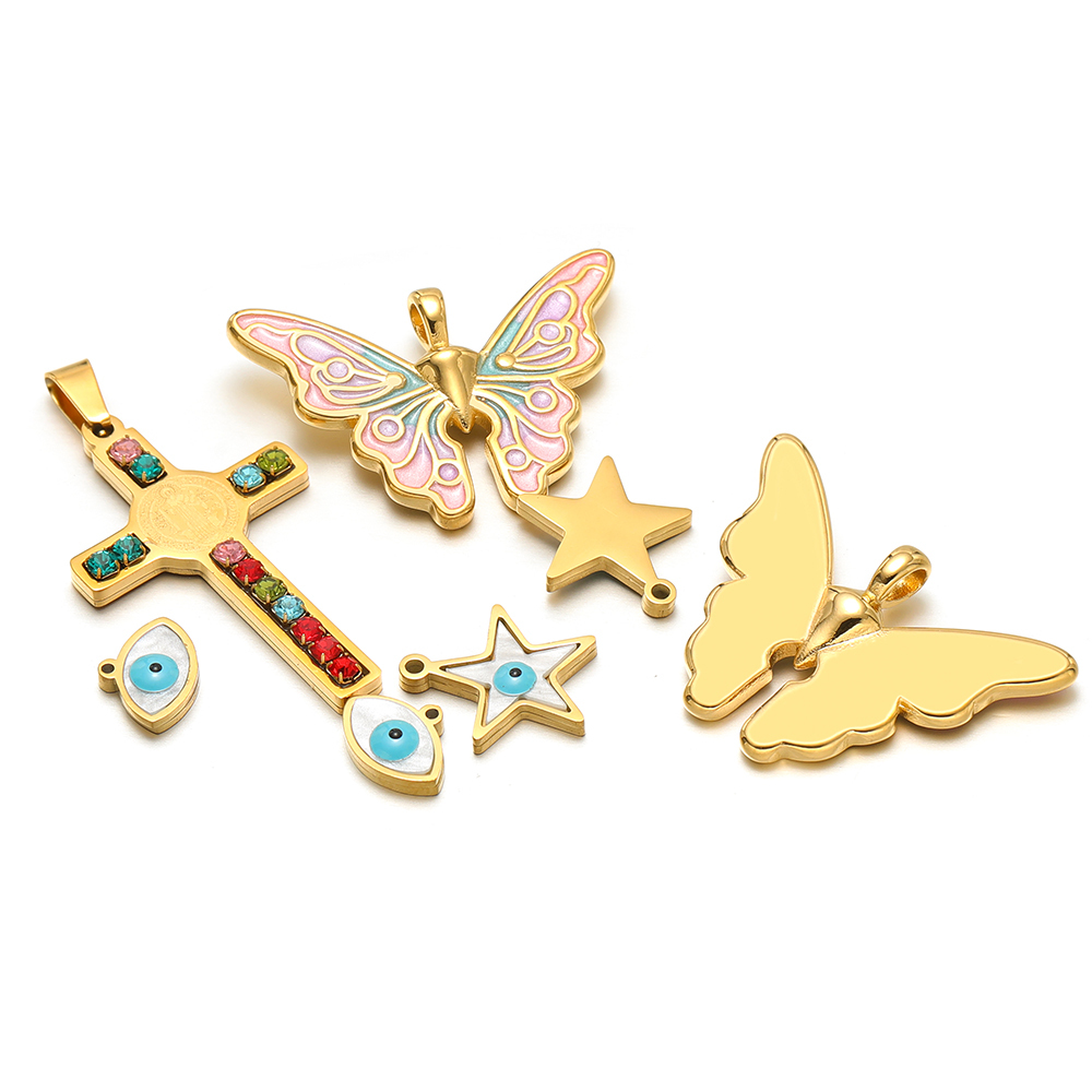 Breloques étoile papillon en a - Women'S Fashion Earrings avis et prix
