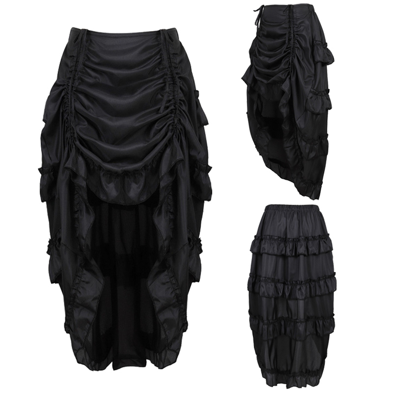 Corset gothique steampunk avec - Pleated Skirt Women avis et prix