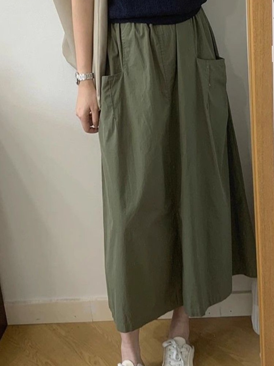 Jupe trapèze grande taille pou - A-Line Skirt Midi avis et prix