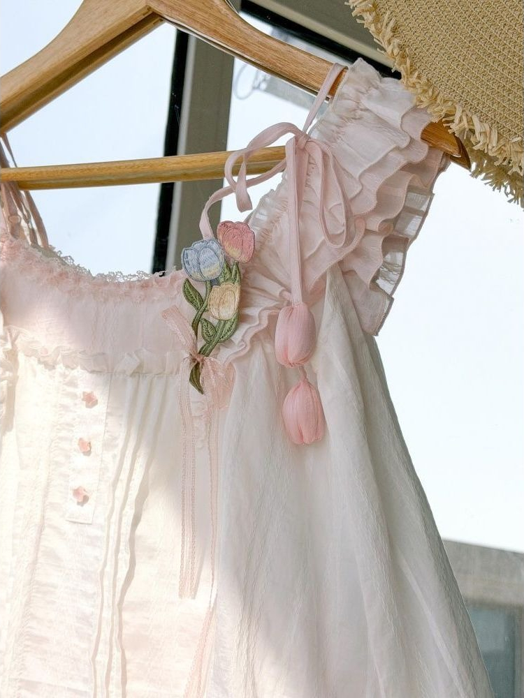 Ensemble deux pièces pour femm - Lace Trim Cami avis et prix