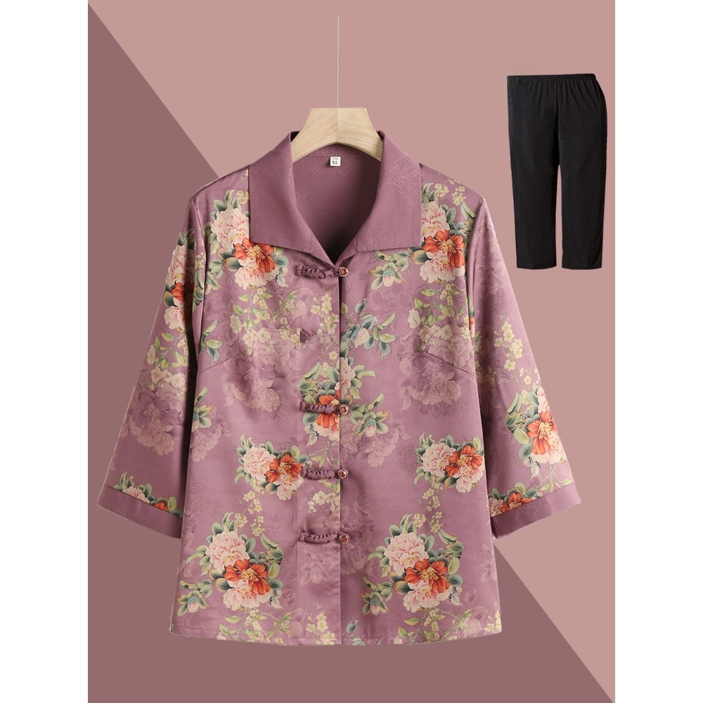 Chemise élégante à manches tro - Women Fashion Over 60 avis et prix