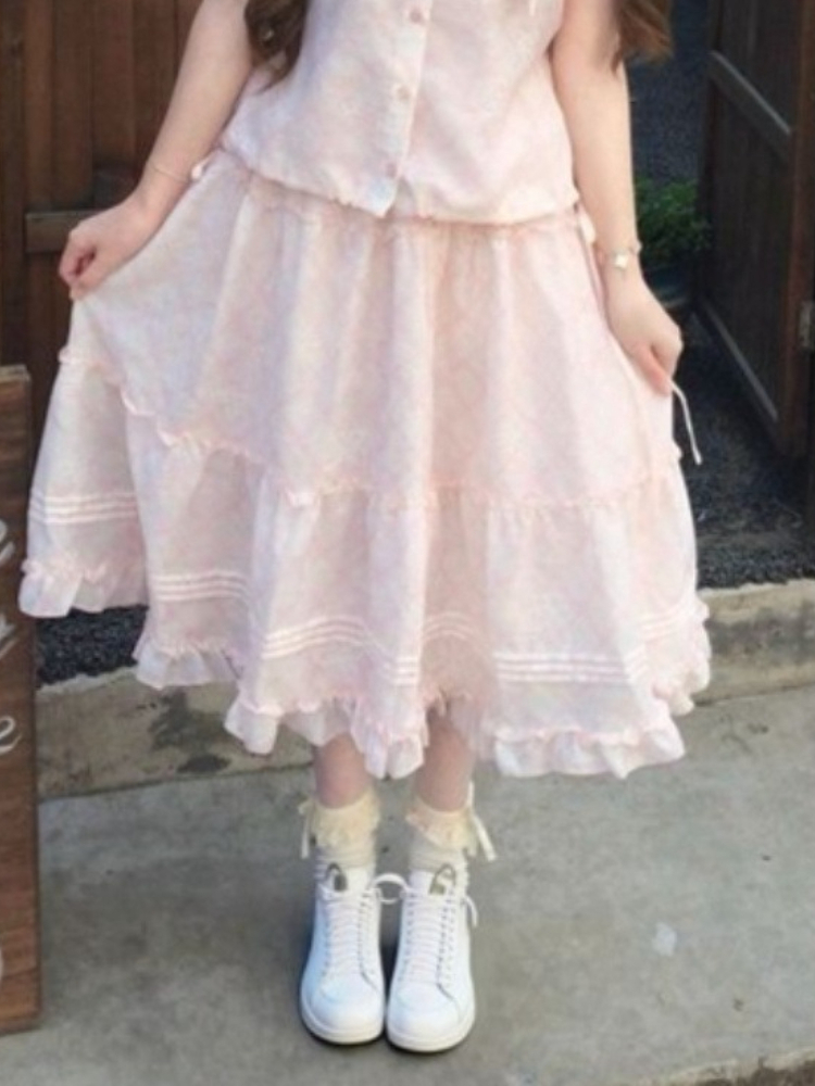Ensemble 2 pièces pour femme,  - A-Line Skirt Midi avis et prix