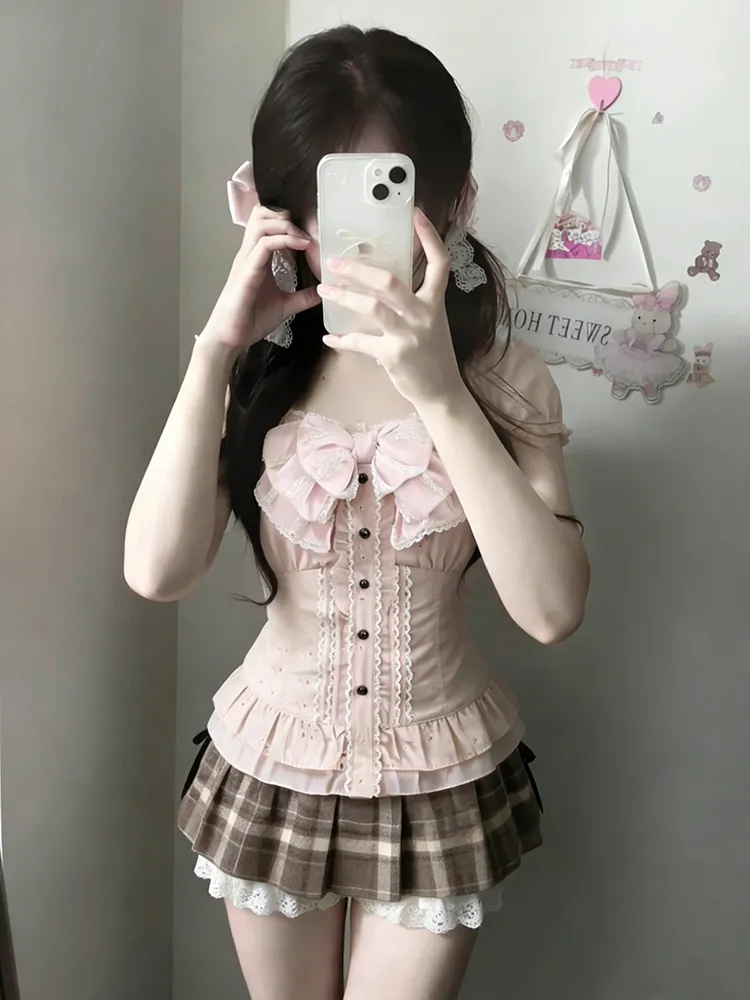Ensemble de trois pièces japon - Lace Trim Cami avis et prix
